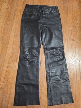 Express Vintage Genuine Leather Pants
